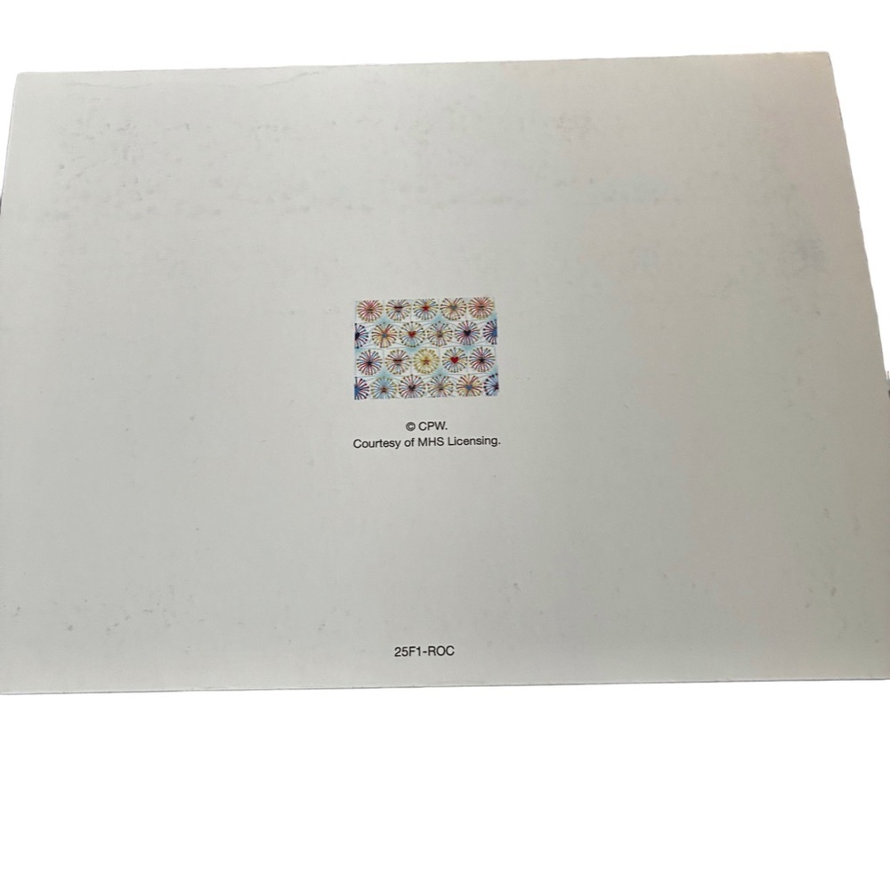 Lot 10 DAV Patriotic Starburst Blank Note Cards Hearts & Stars - Picture 3 of 3